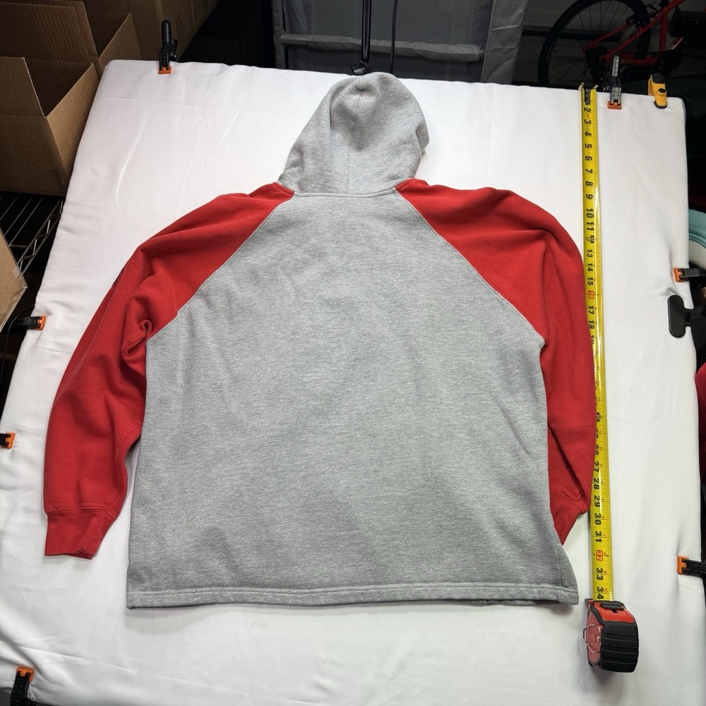 Vintage Y2K Lee Sports Anaheim Angels Majestic Men's Hoodie Pullover Baseball L - Picture 16 of 16